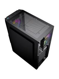 GAMEBOOSTER GB-PW908B 650W USB 3.0, ATX Mesh, Fixed 4xRGB Fan, Siyah Kasa  - 5
